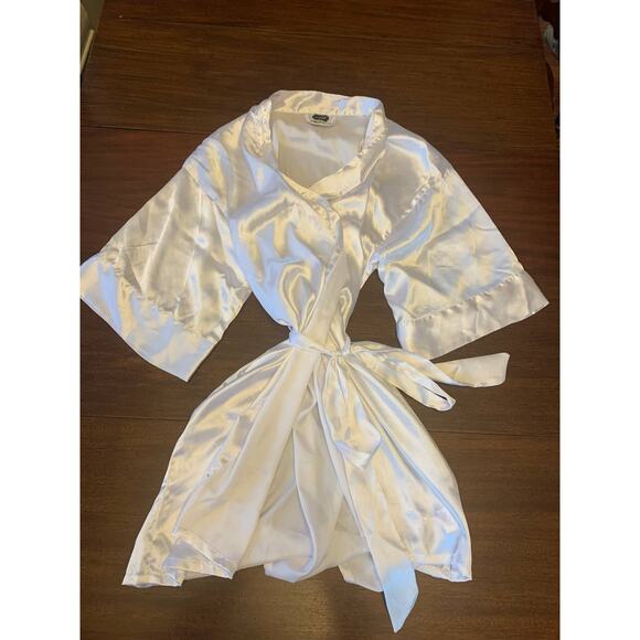 Mud Pie Women Bride Robe One Size white - Picture 3 of 5